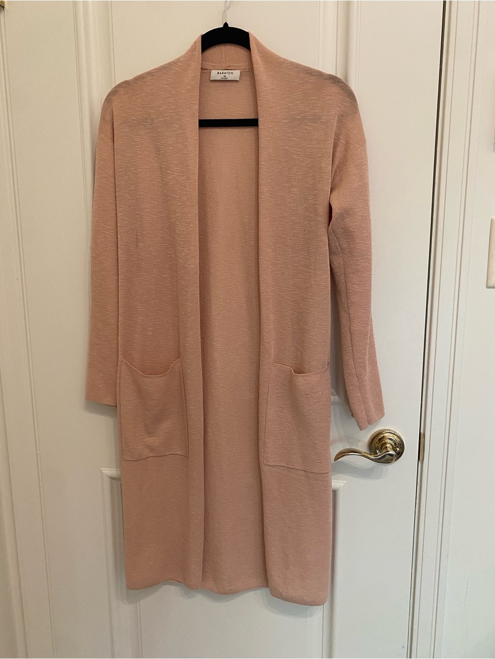 Babaton Blush Open-Front Long Cardigan